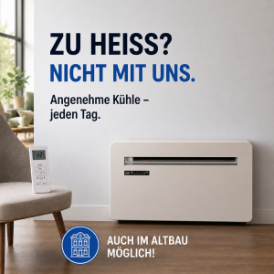 Nordica Monoblock Air Conditioner – Monoblock-Klimaanlage ohne Außengerät – Luft/Luft-Wärmepumpe zum Kühlen und Heizen